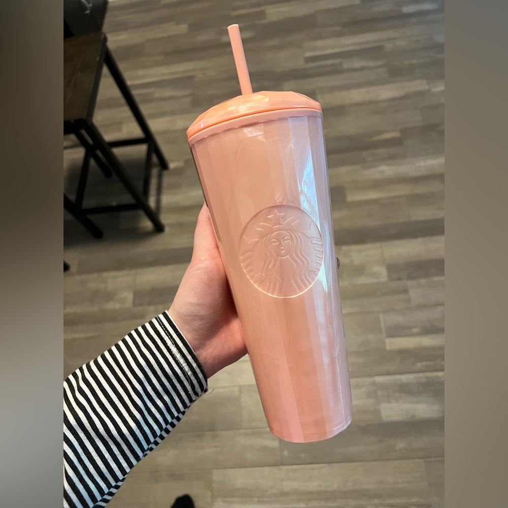 Starbucks 2021 Summer Blush Pink Kaleidoscope Venti Tumbler 24oz